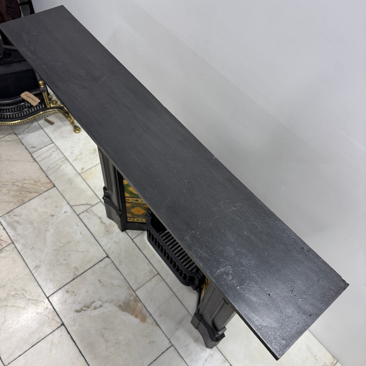 Antique Victorian Tiled Cast Iron Combination Fireplace | The Architectural Forum