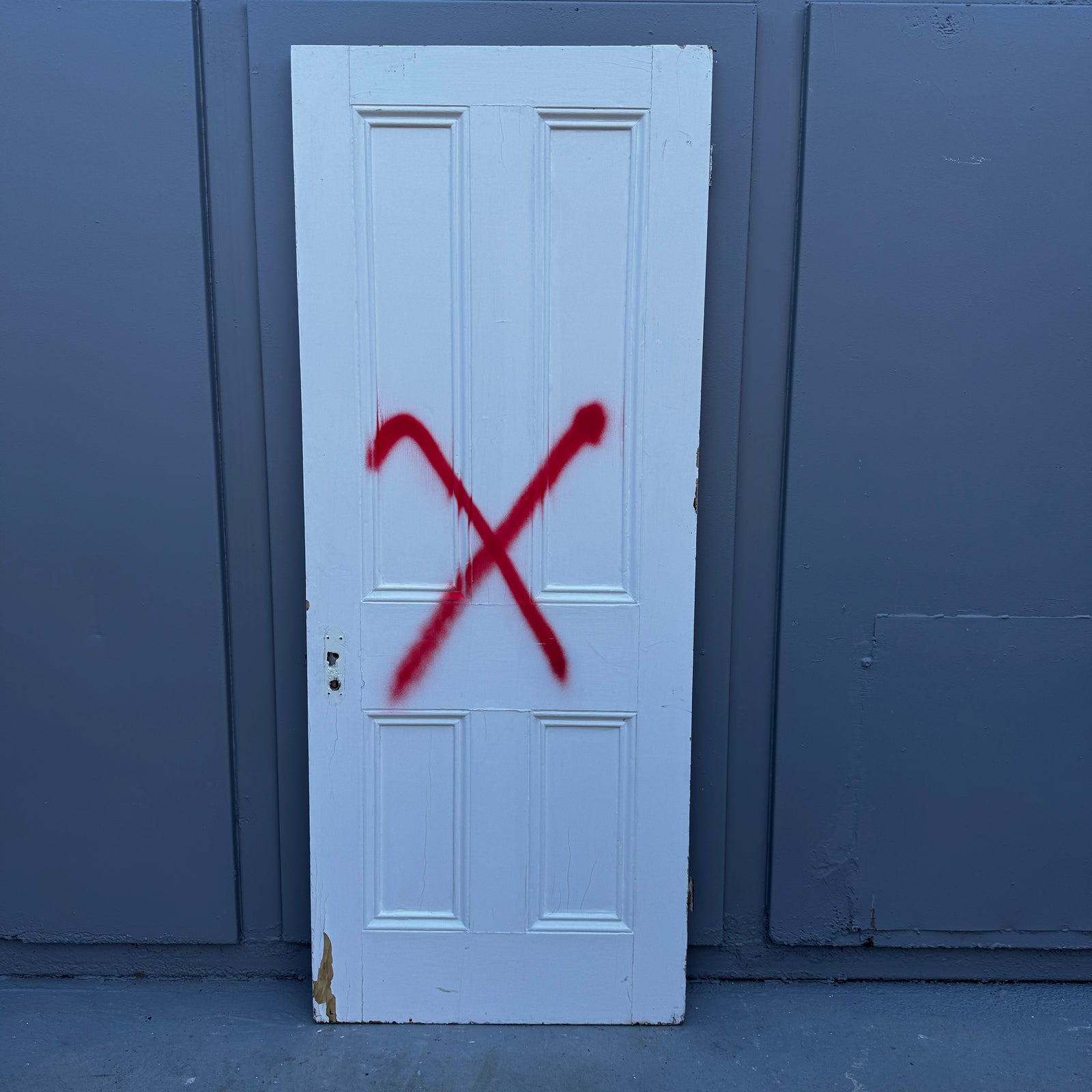 Antique Victorian 4 Panel Door - 201cm x 81cm | The Architectural Forum