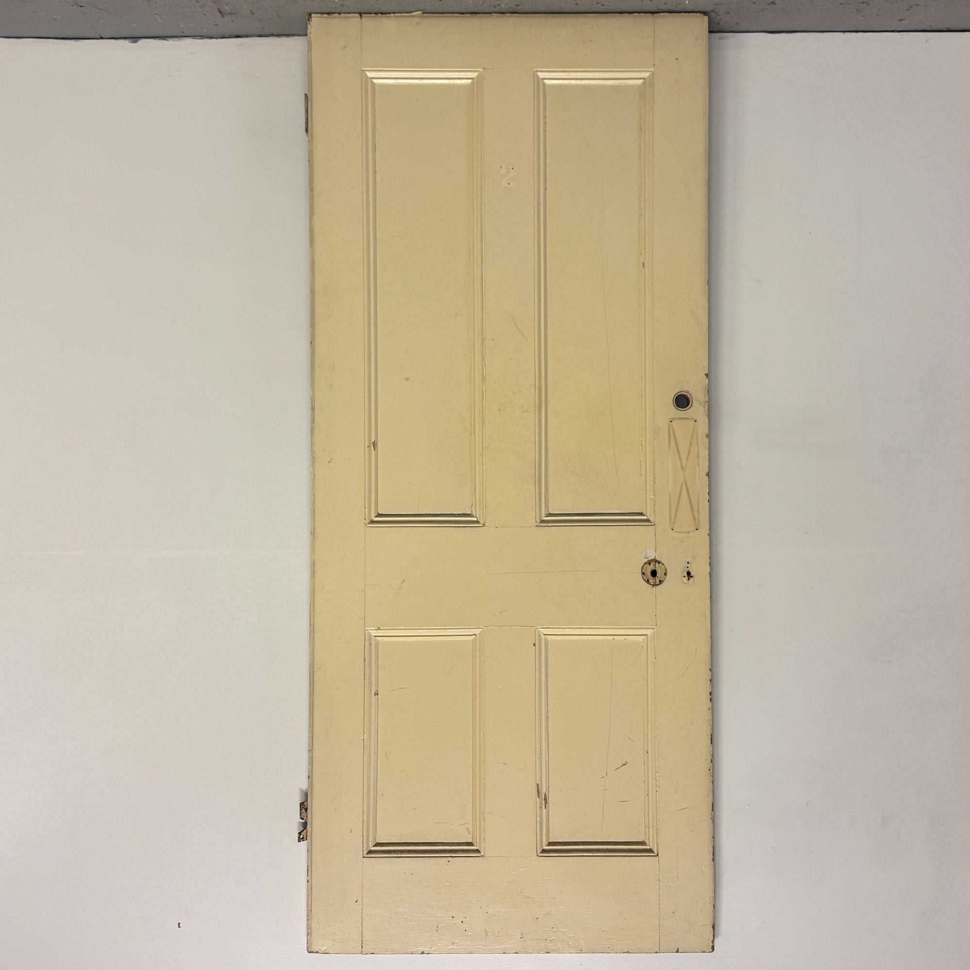 Antique Four Panel Door 212cm x 91.5cm x 4cm | The Architectural Forum