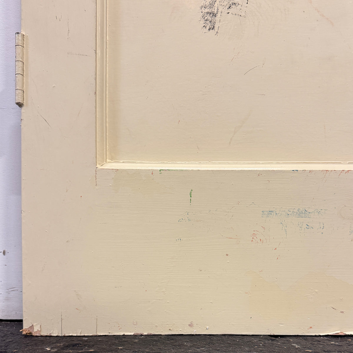 Reclaimed Mid-Century 1950s Four Panel Door 198.5cm x 60.5cm | The Architectural Forum