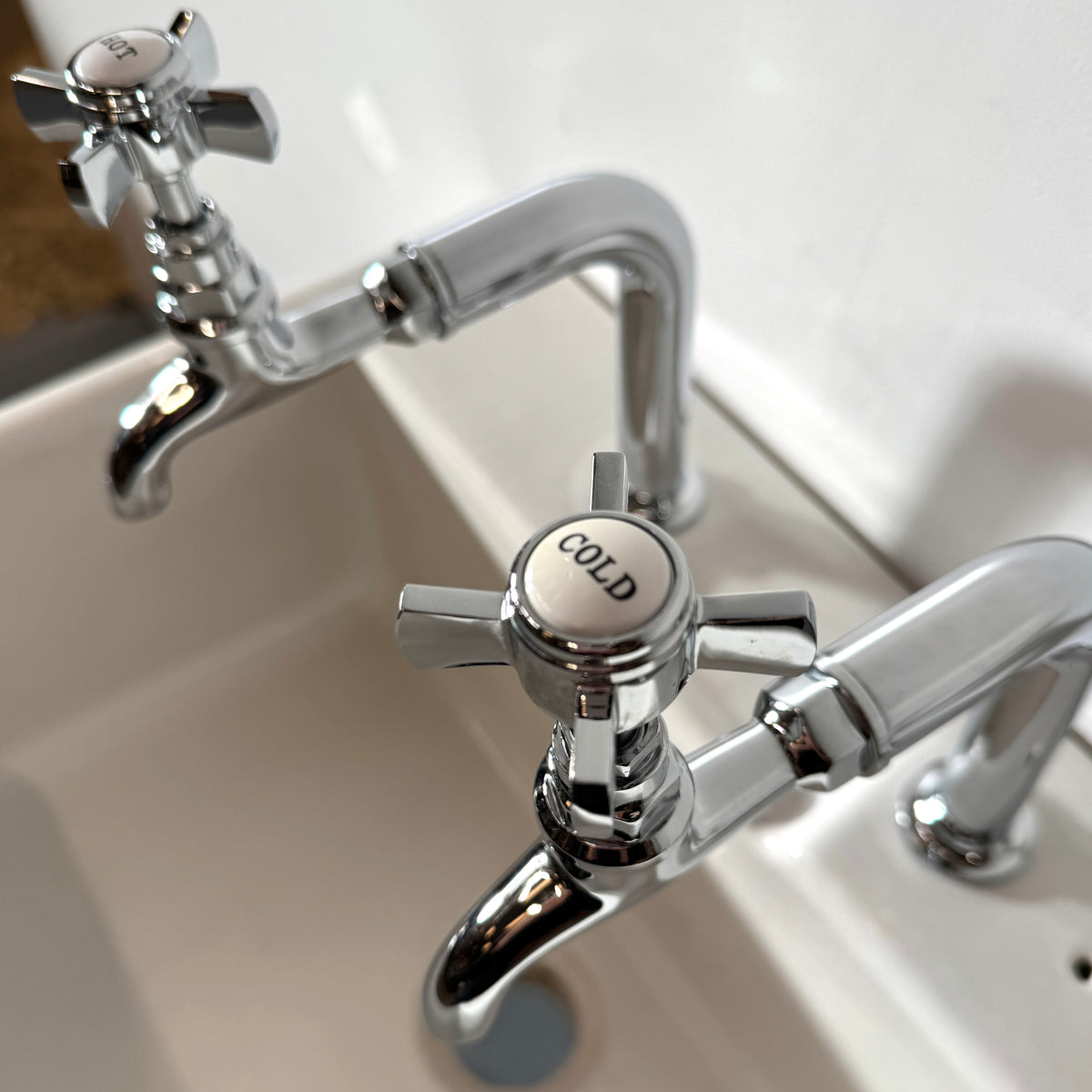 (Copy) Reclaimed C.P Hart Sink on Chrome Legs | The Architectural Forum