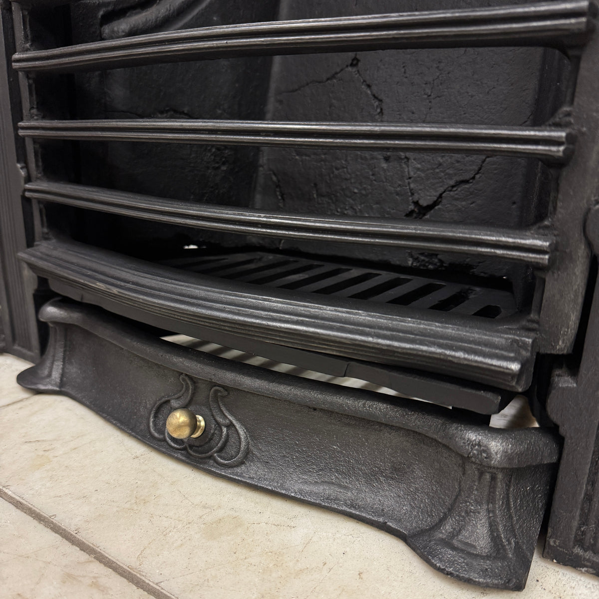 Antique Victorian Tiled Cast Iron Combination Fireplace | The Architectural Forum