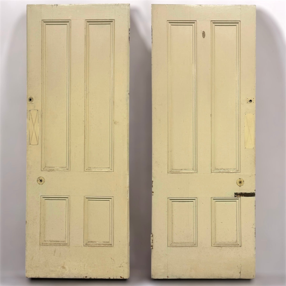 Antique Four Panel Door 198.5cm x 75.5cm x 4cm | The Architectural Forum