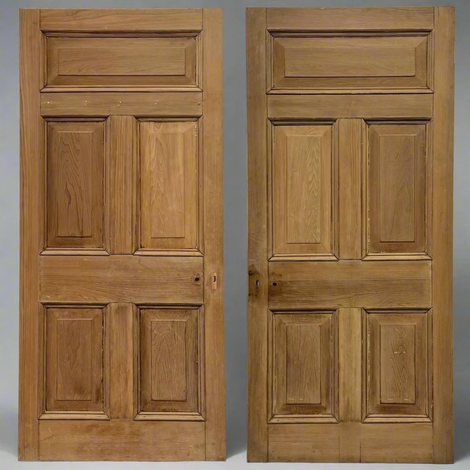 Antique Victorian 5 Panel Door - 207cm x 95cm | The Architectural Forum
