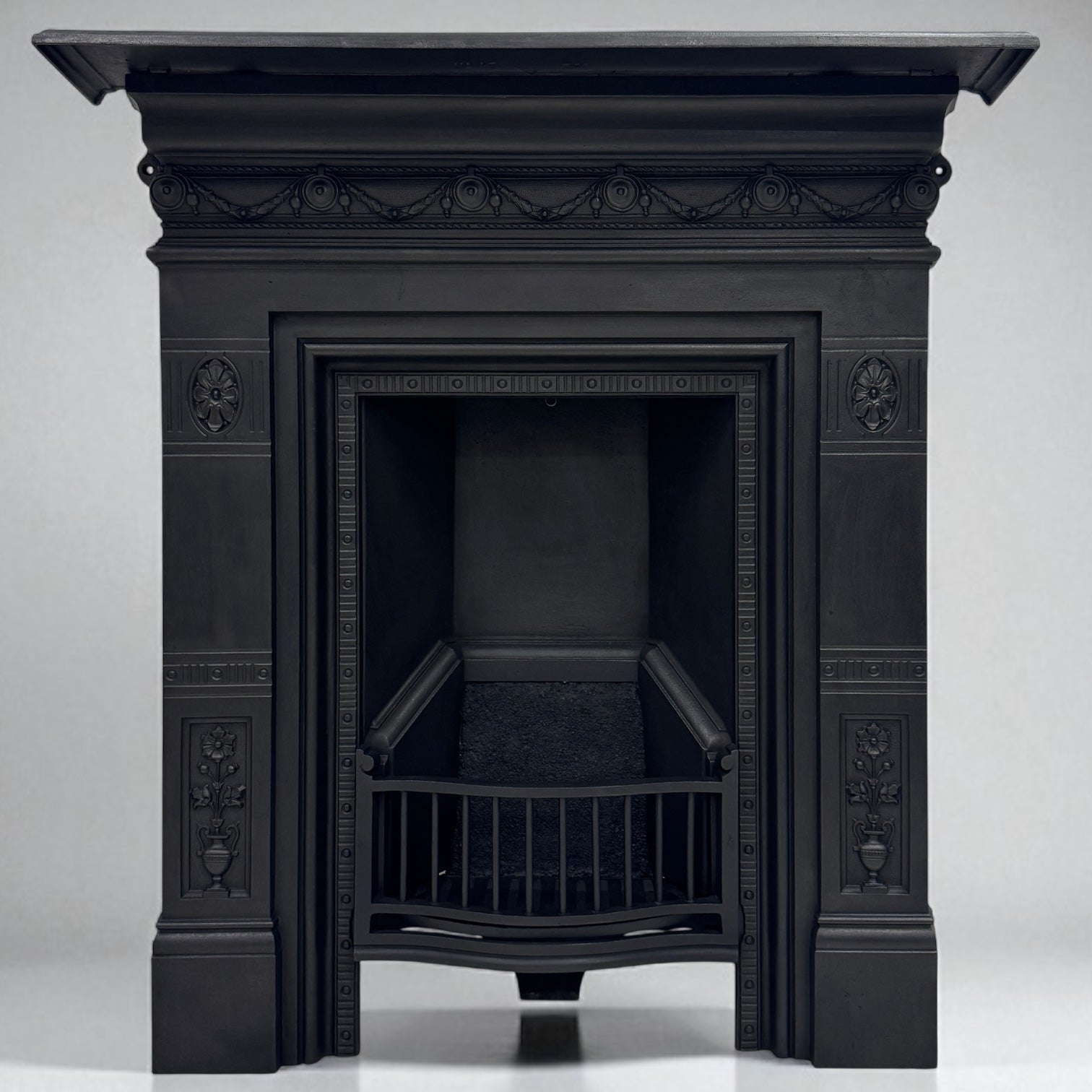 Antique Cast Iron Combination Fireplace | The Architectural Forum