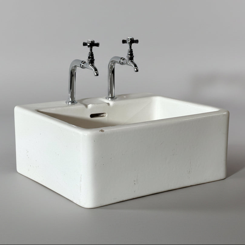(Copy) Reclaimed C.P Hart Sink on Chrome Legs | The Architectural Forum