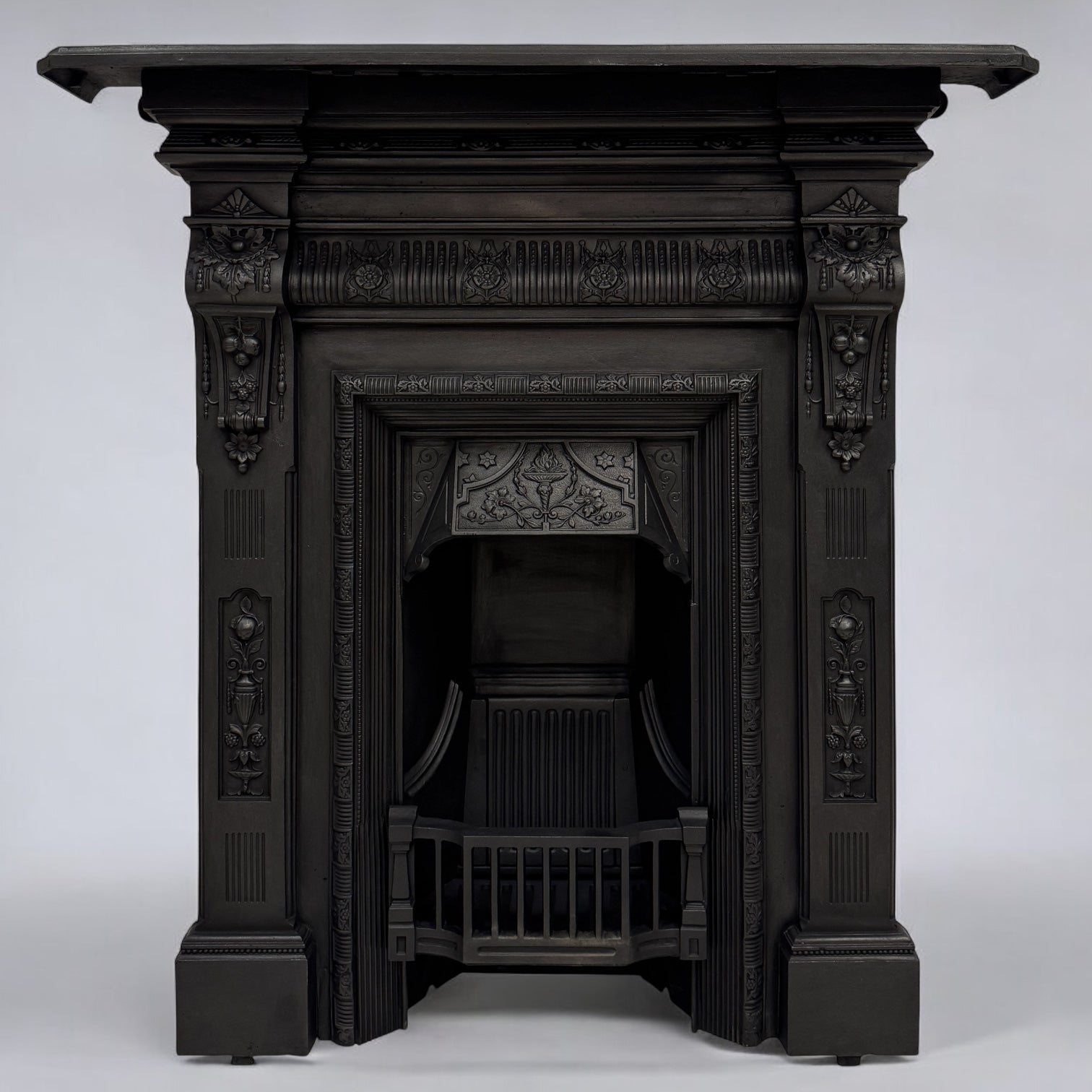 Antique Cast Iron Combination Fireplace | The Architectural Forum