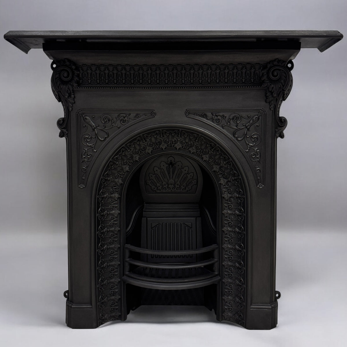 Antique Cast Iron Combination Fireplace | The Architectural Forum
