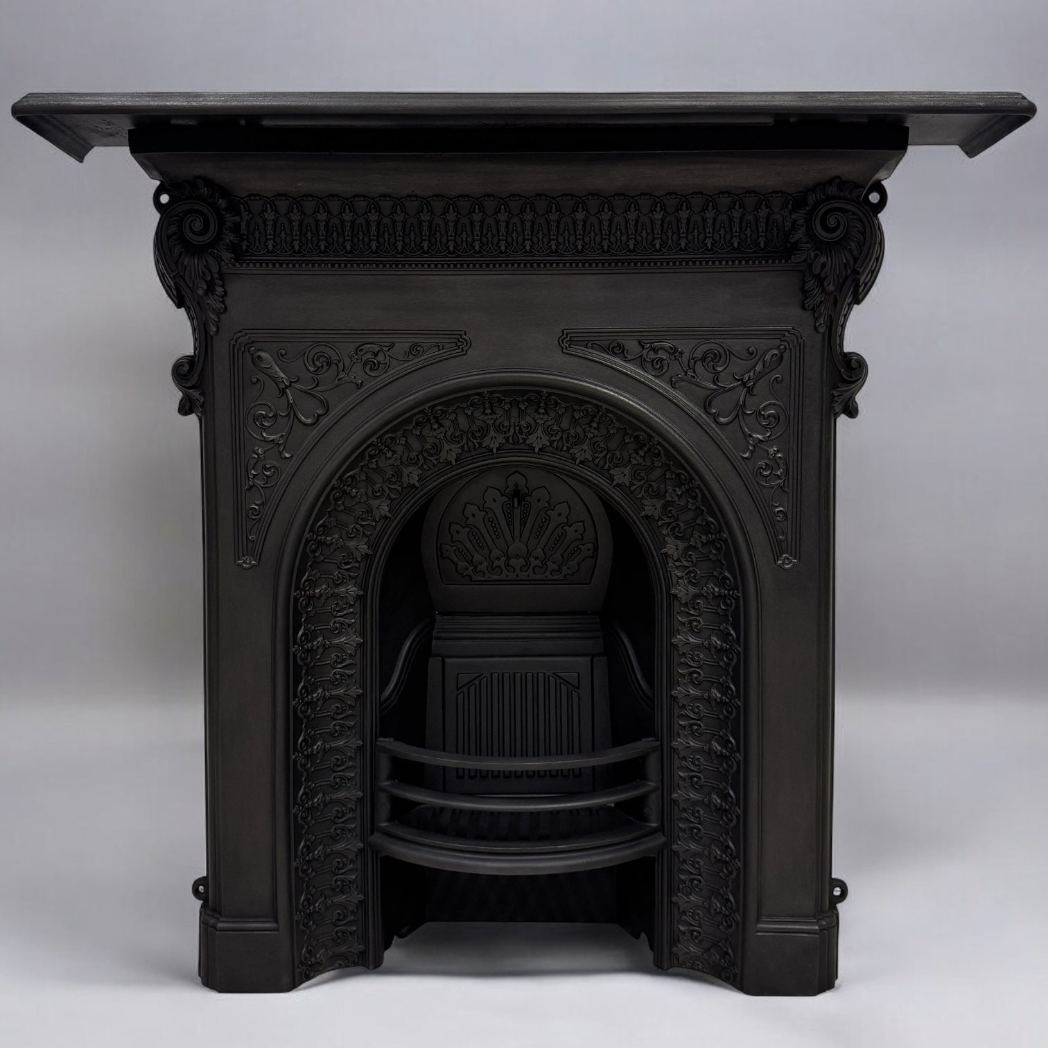 Antique Cast Iron Combination Fireplace | The Architectural Forum