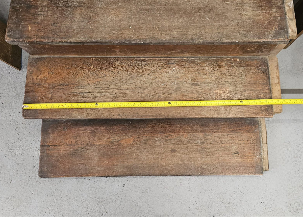 Reclaimed Mid-Century Staircase | 17 Teak Steps | The Architectural Forum