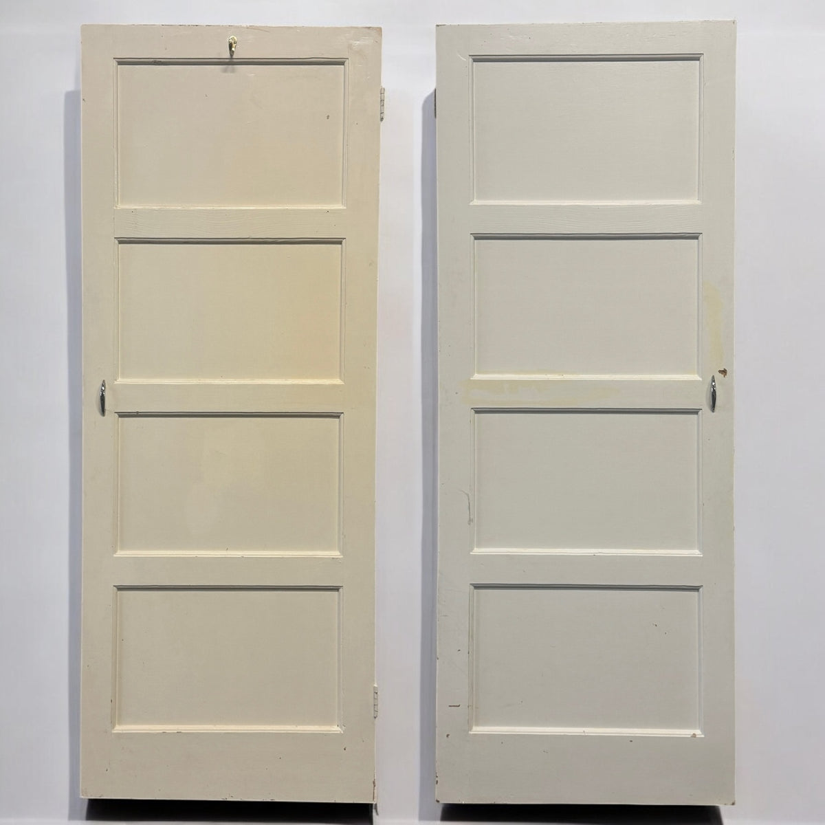 Reclaimed Mid-Century 1950s Four Panel Door 196.5cm x 75.5cm | The Architectural Forum