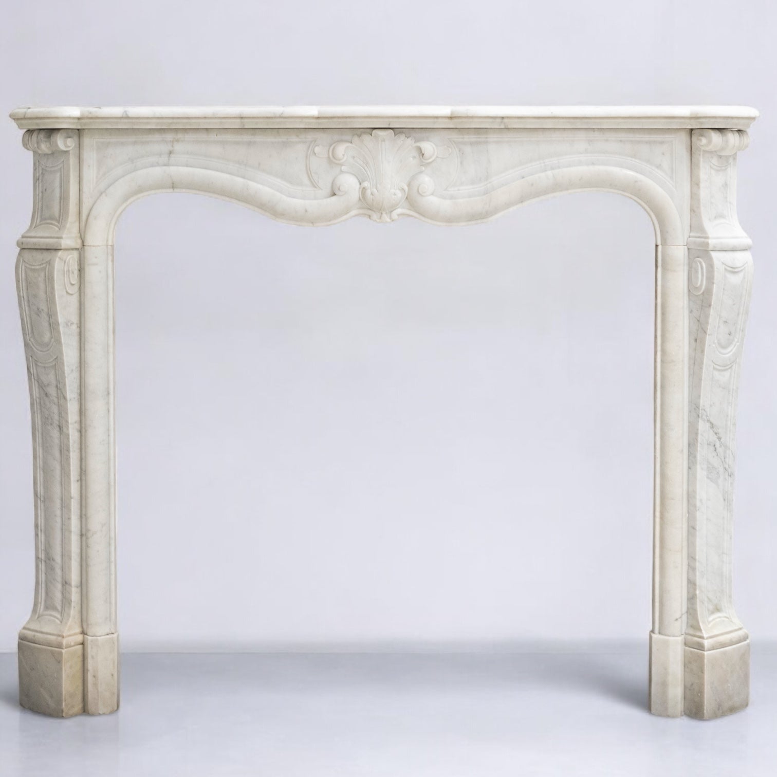 Antique French Style Marble Fireplace | The Architectural Forum