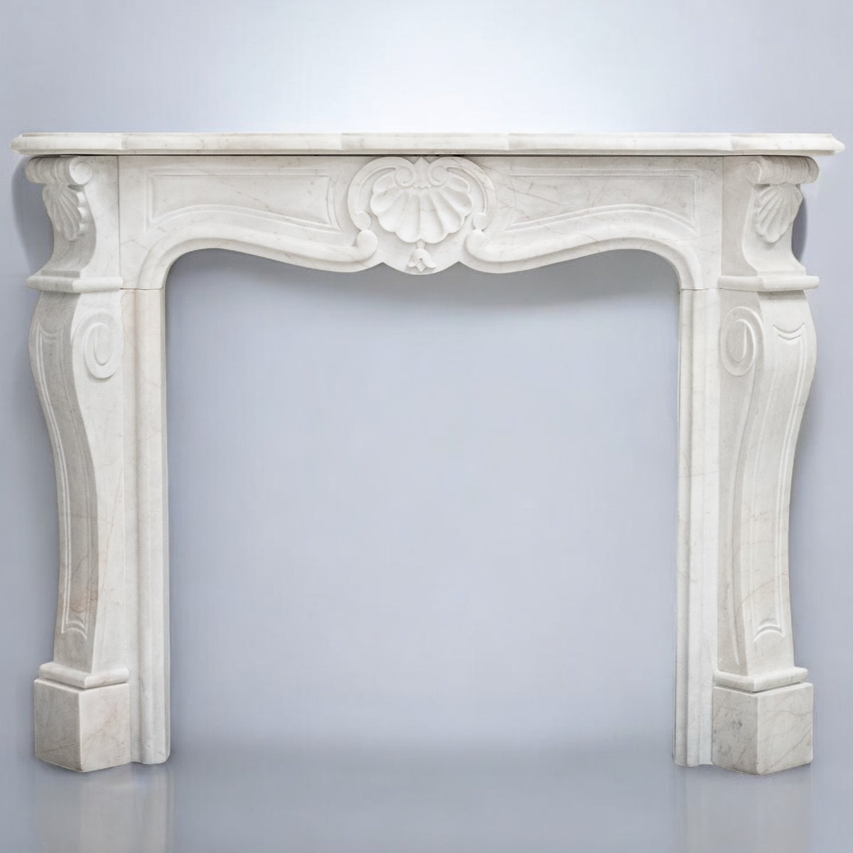 Reclaimed French Louis XVI Style Marble Fireplace | The Architectural Forum