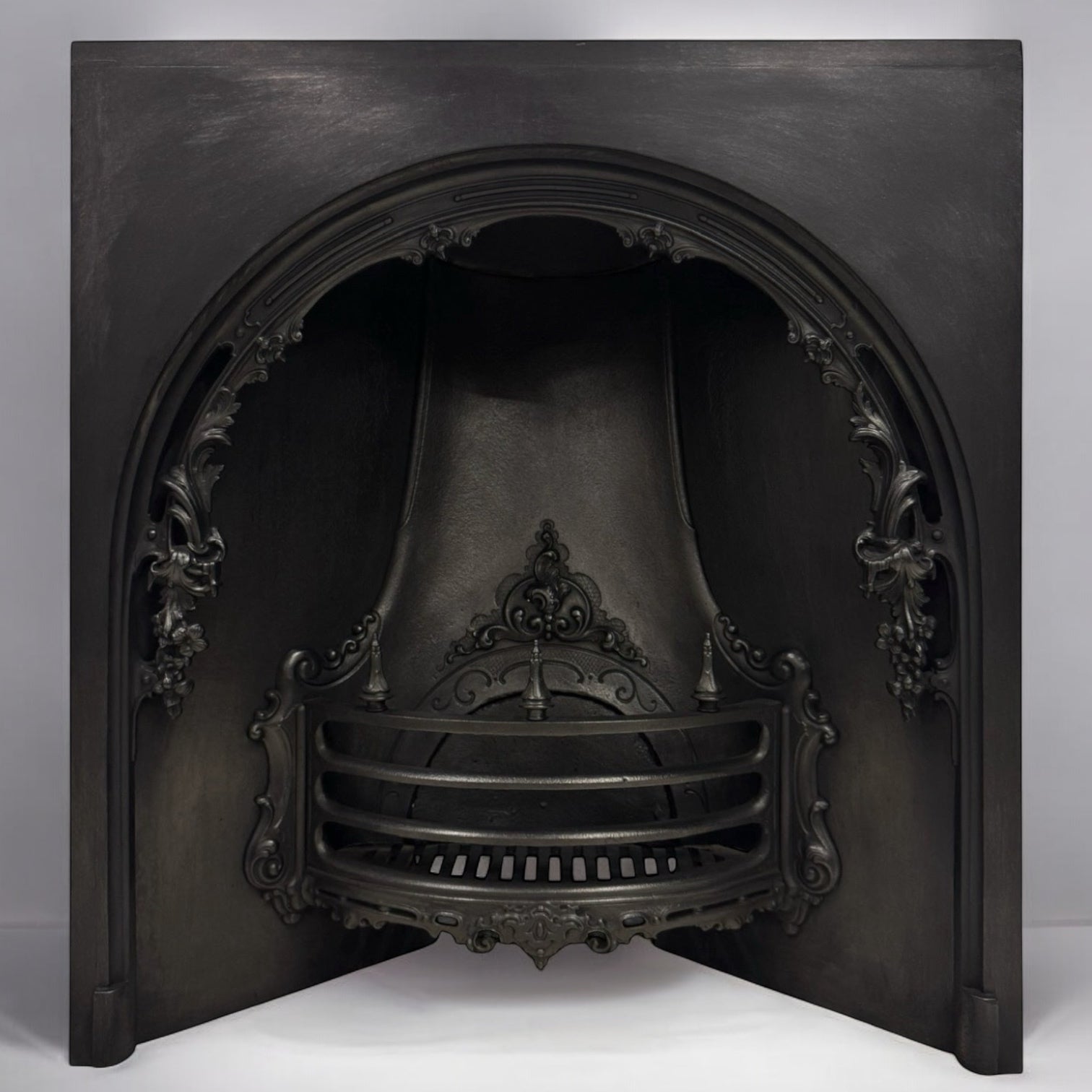 Antique Ornate Victorian Cast Iron Insert | The Architectural Forum