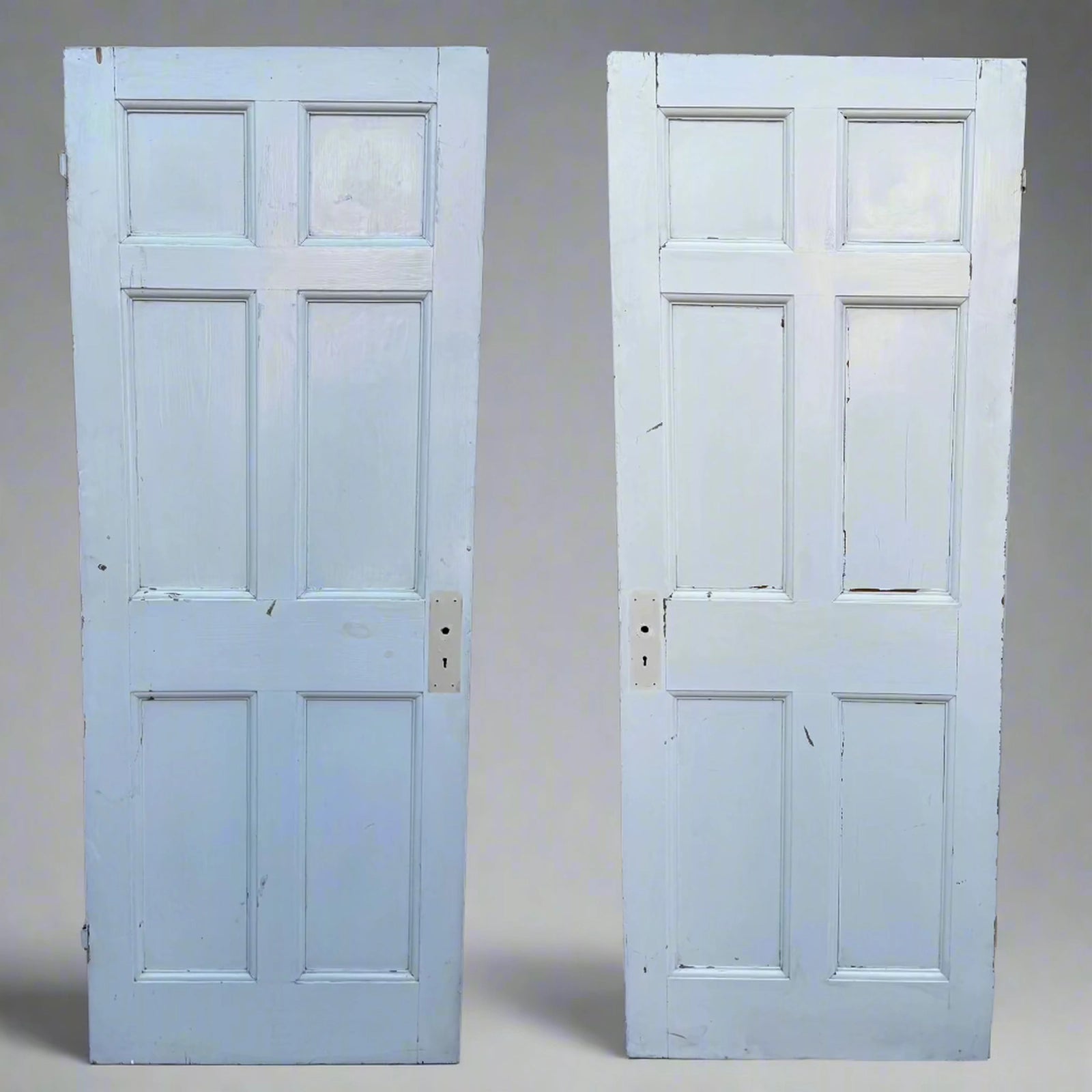 Antique Georgian 6 Panel Door - 195.5cm x 75cm | The Architectural Forum