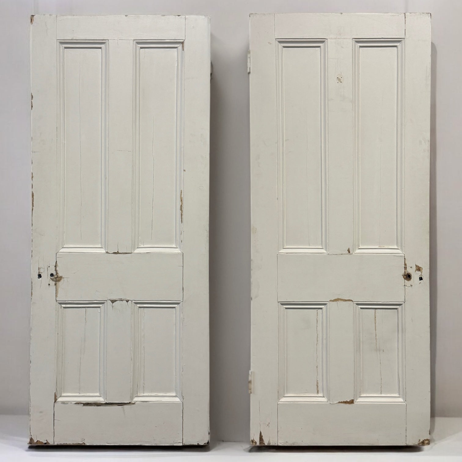 Antique Four Panel Door 205.5cm x 86cm x 4.5cm | The Architectural Forum