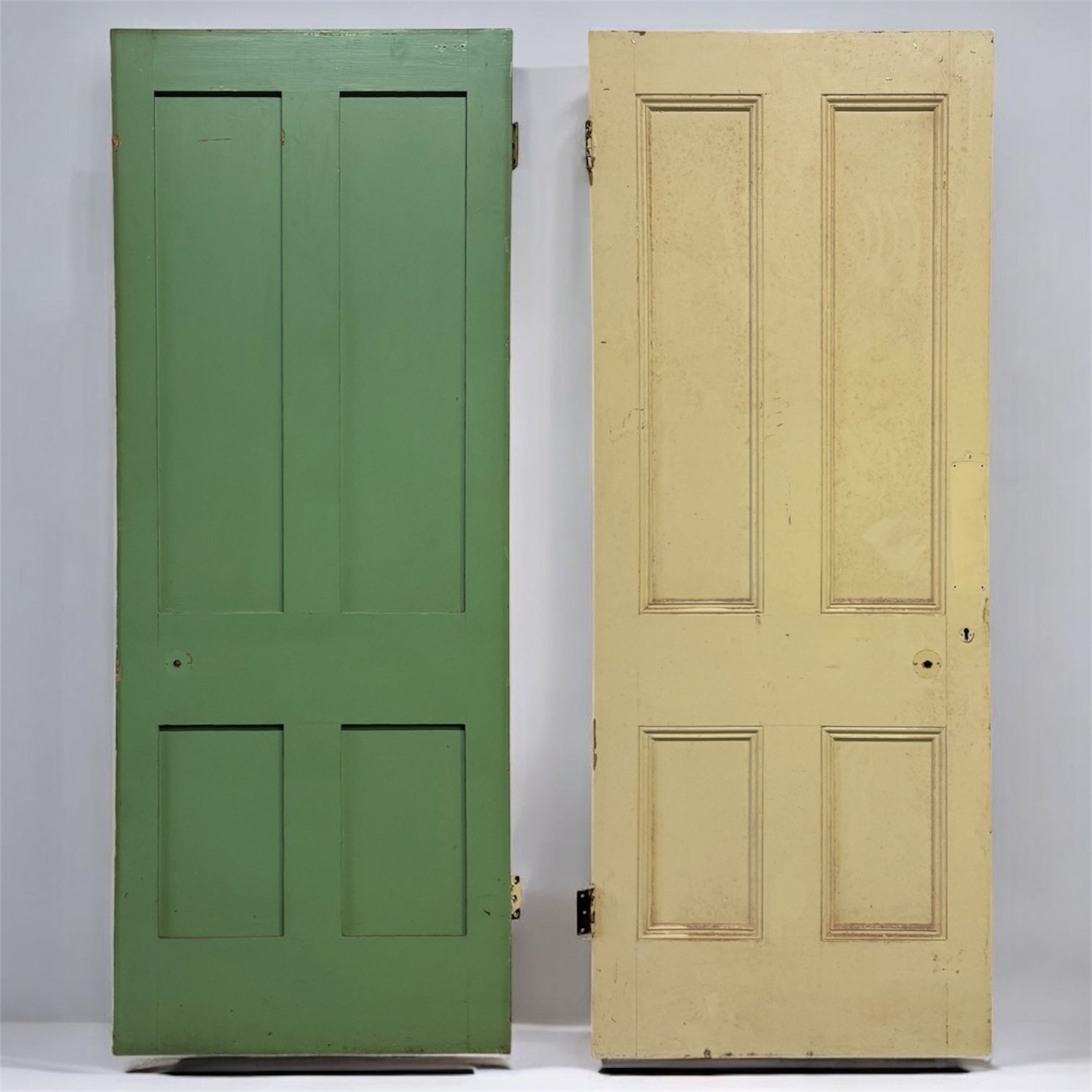 Antique Four Panel Door 206.5cm x 80.5cm x 4cm | The Architectural Forum