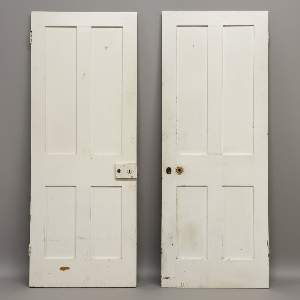 Antique Four Panel Door 195.5cm x 75.5cm x 3.5cm | The Architectural Forum