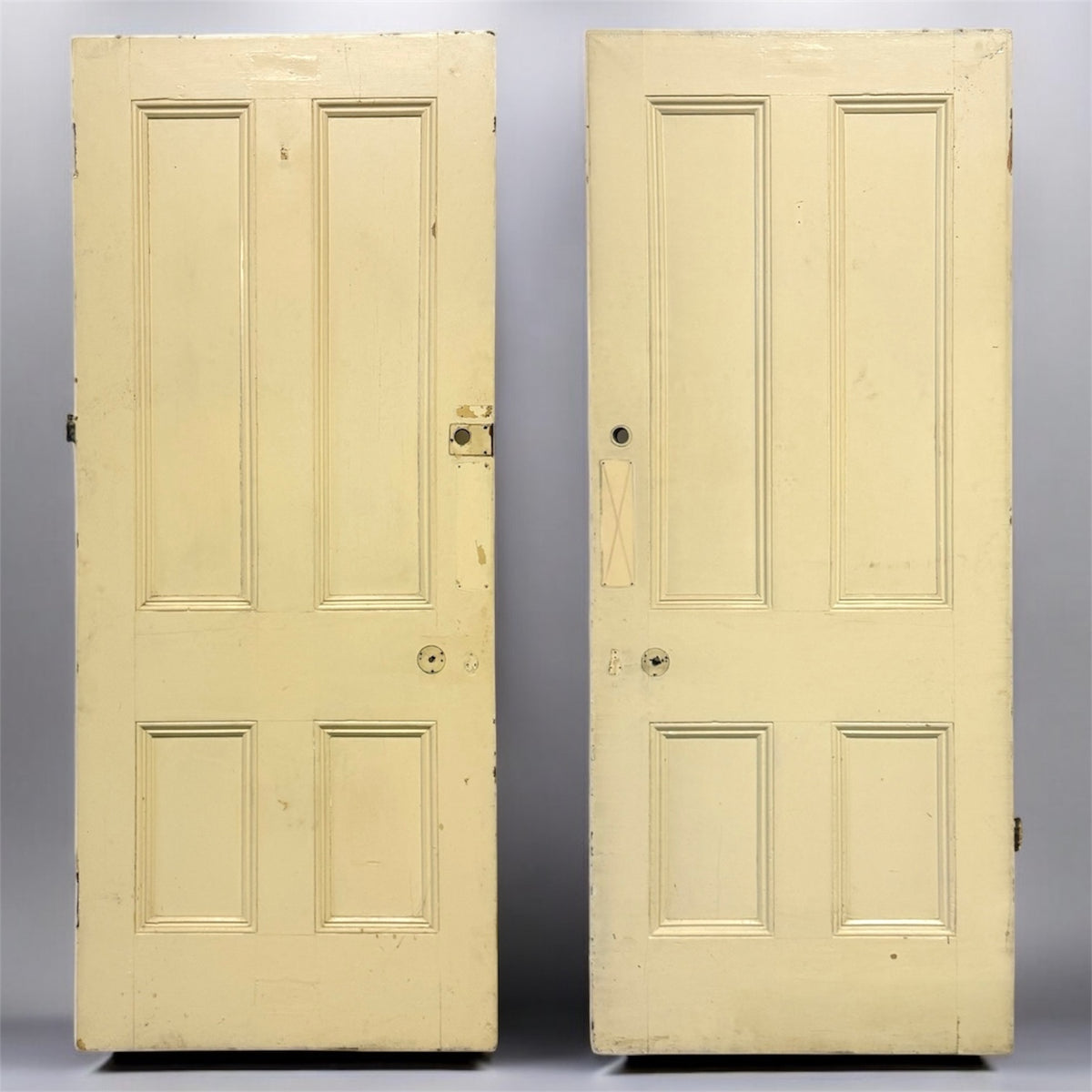 Antique Four Panel Door 207cm x 86.5cm x 5cm | The Architectural Forum