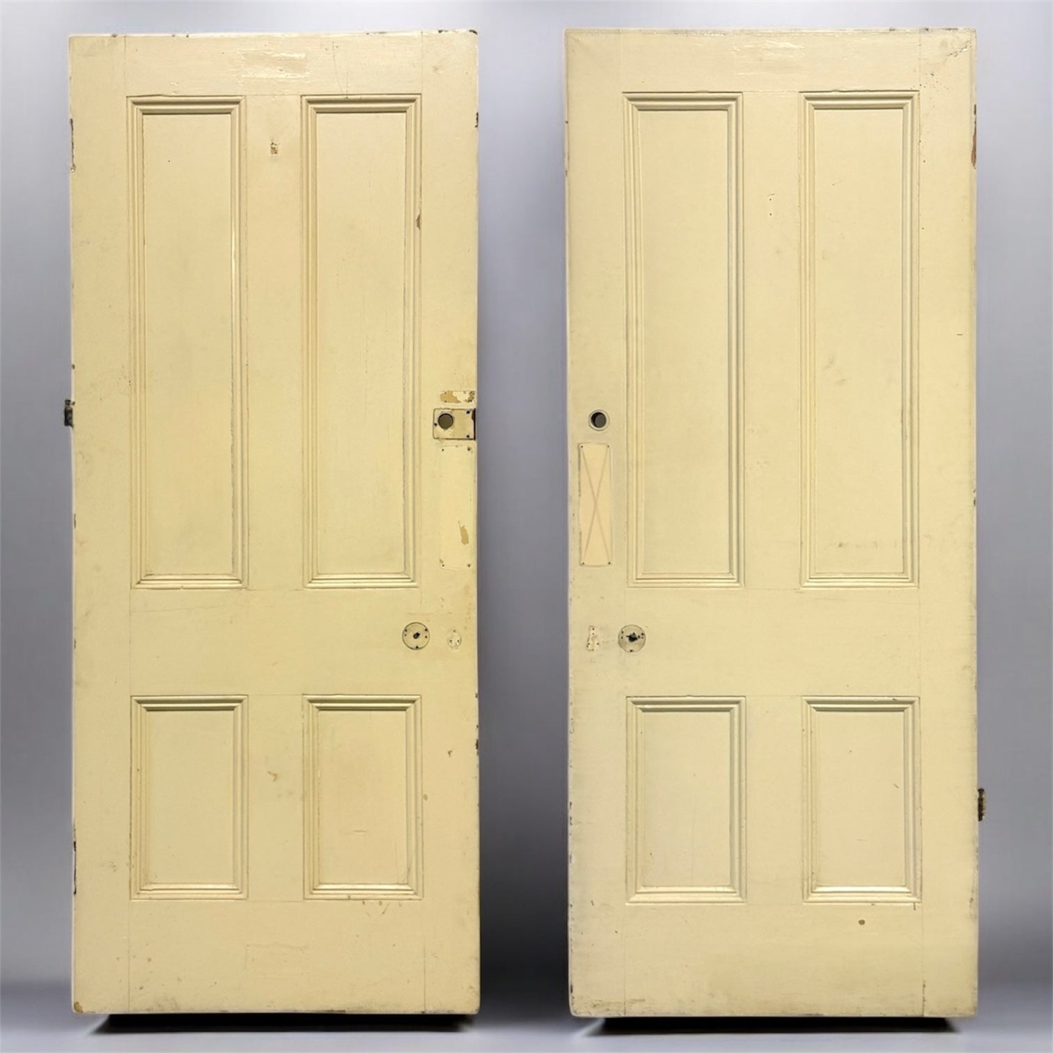 Antique Four Panel Door 207cm x 86.5cm x 5cm | The Architectural Forum