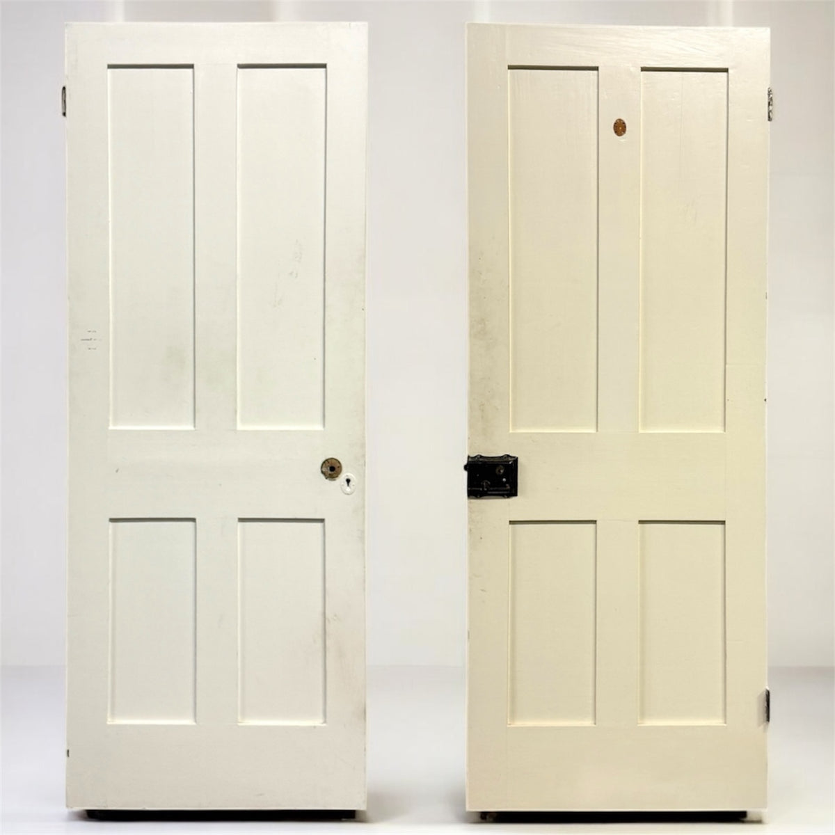 Antique Four Panel Door 196.5cm x 75.5cm x 3.5cm | The Architectural Forum