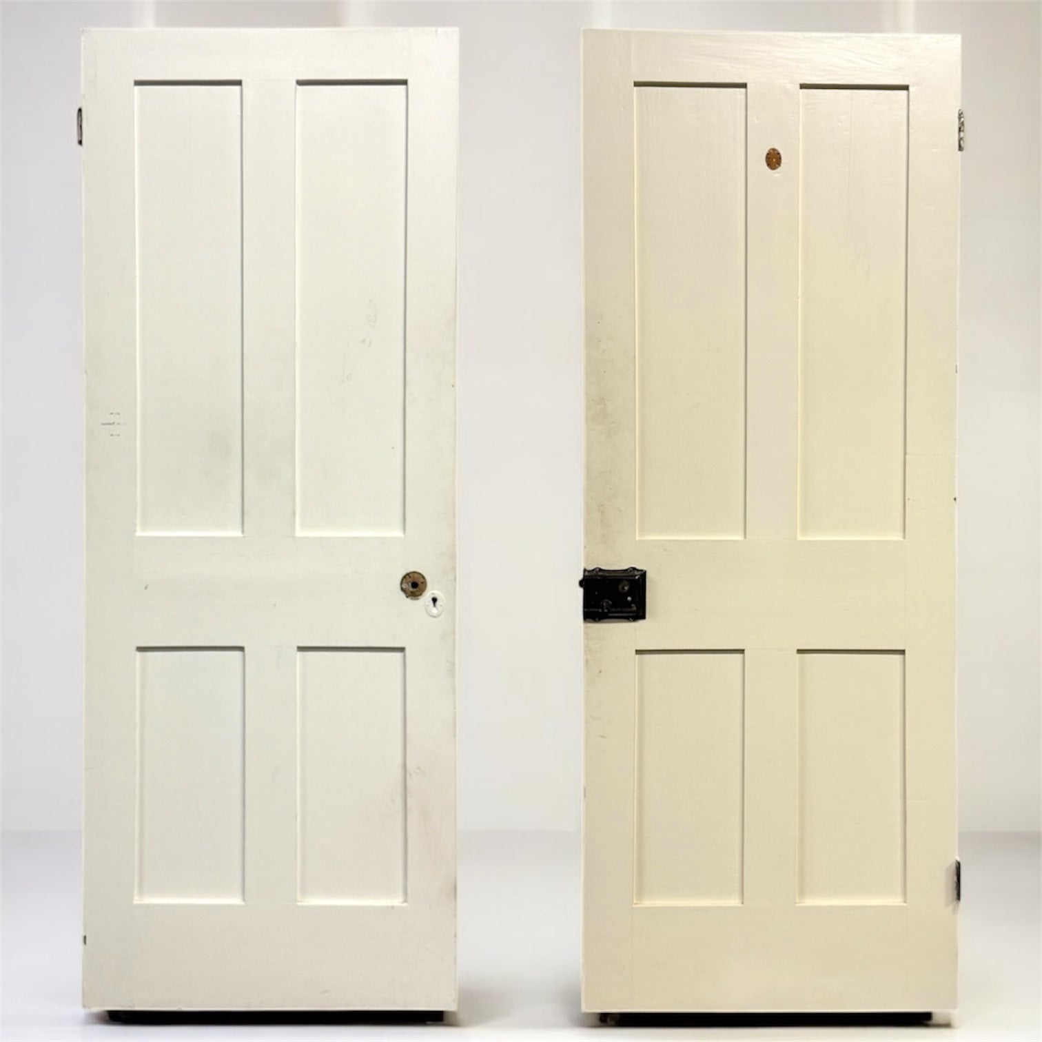 Antique Four Panel Door 196.5cm x 75.5cm x 3.5cm | The Architectural Forum