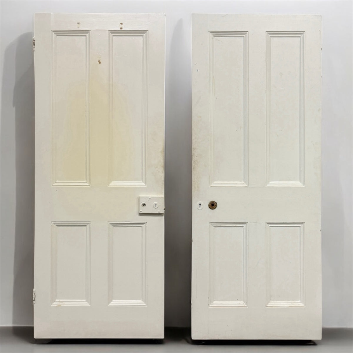 Antique Four Panel Door 201.5cm x 80.5cm x 4cm | The Architectural Forum