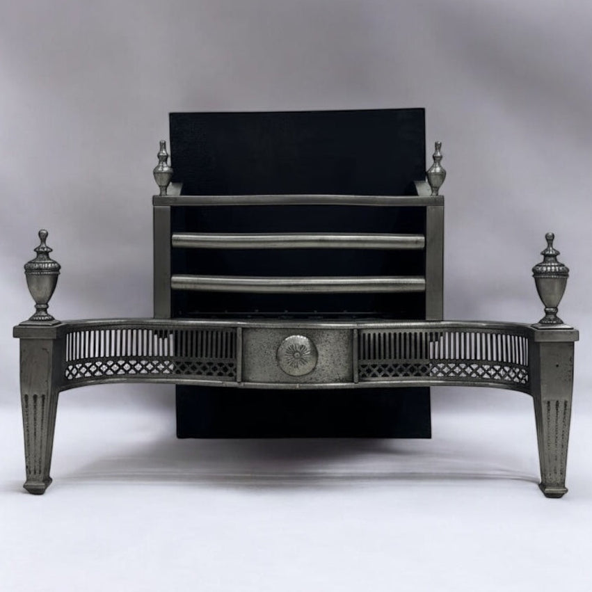 Reclaimed Steel Georgian Fire Basket | The Architectural Forum