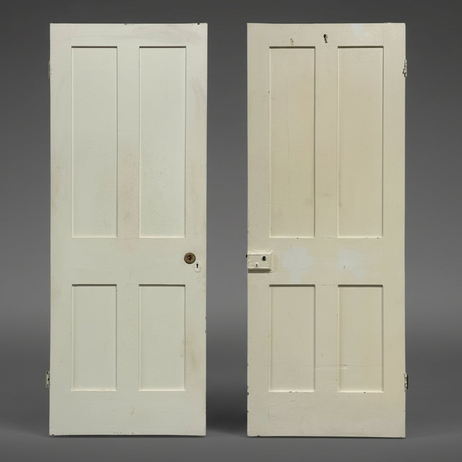 Antique Four Panel Door 197cm x 75.5cm x 3.5cm