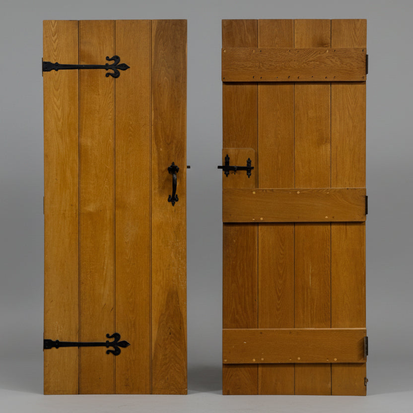 Antique Victorian Pine Latch Door - 195cm x 75.5cm x 2.5cm