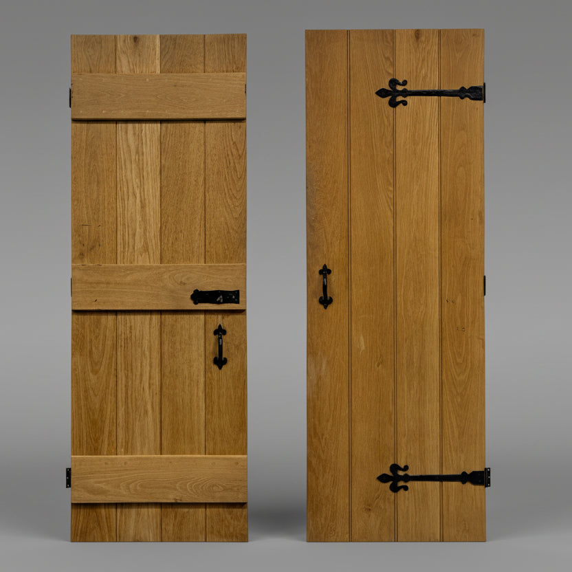 Antique Victorian Pine Latch Door - 192.5cm x 68cm x 2.5cm