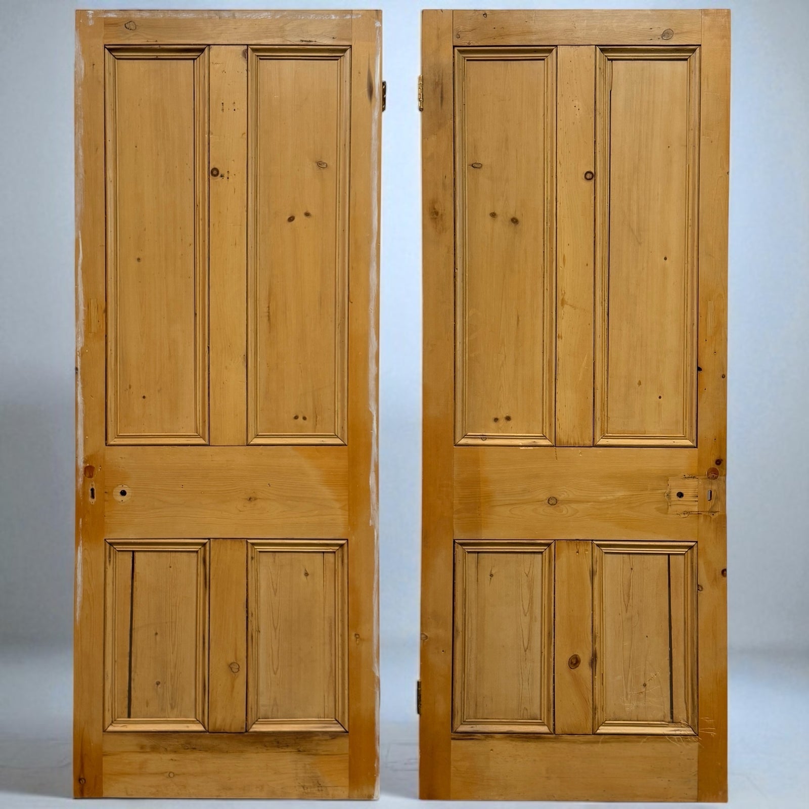 Antique Four Panel Door 205.5cm x 80cm | The Architectural Forum