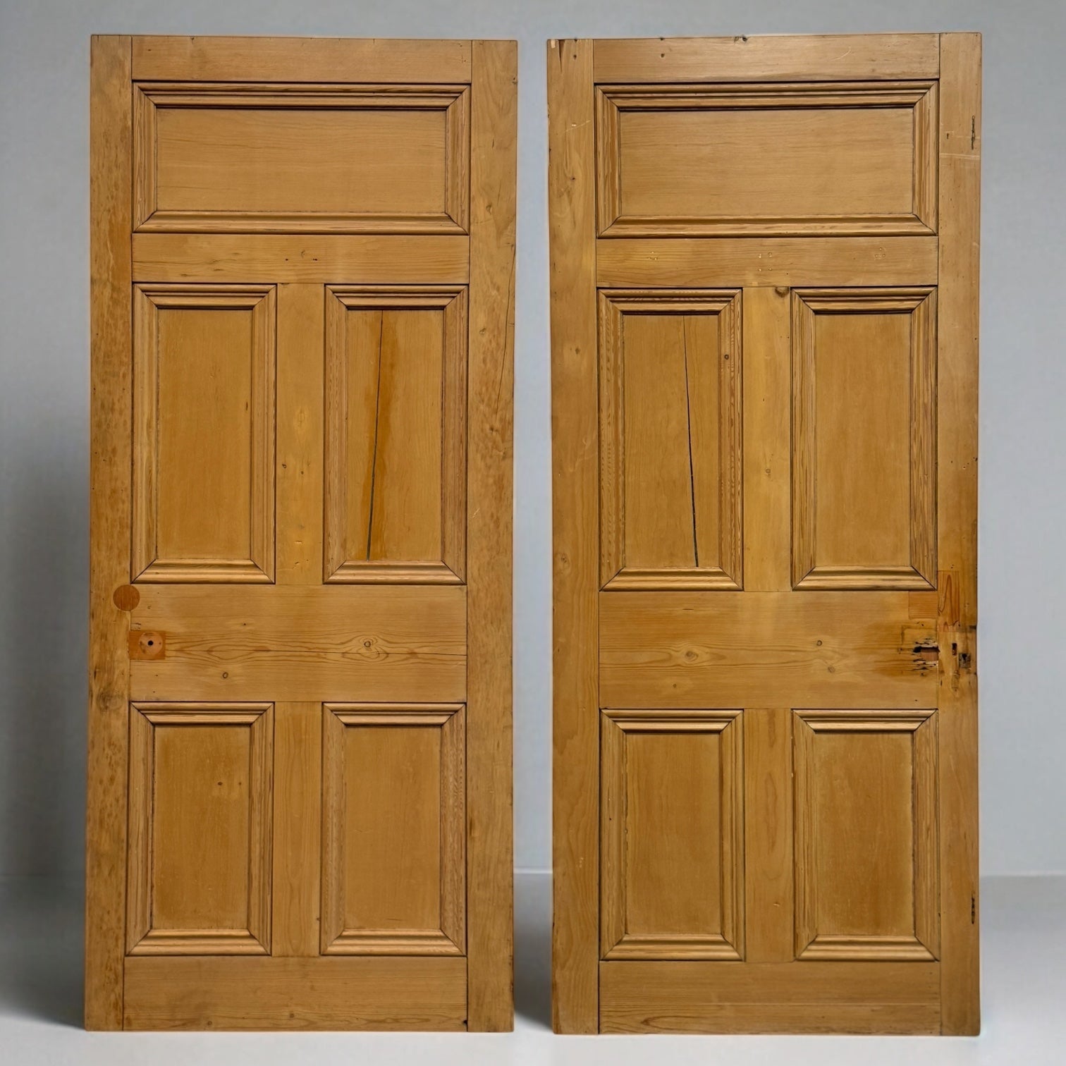Antique Five Panel Door 203.5cm x 88cm | The Architectural Forum