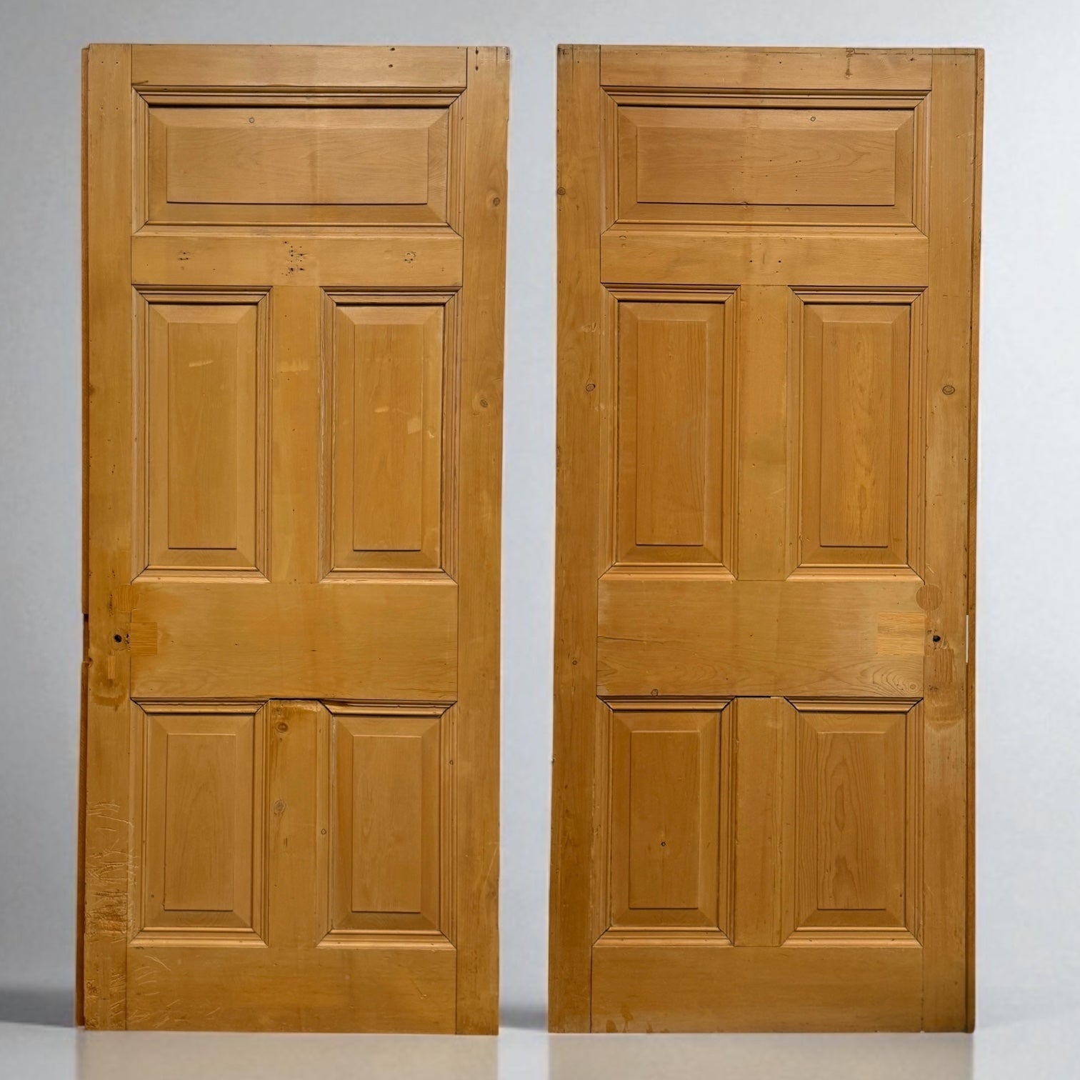 Antique Five Panel Door 206.5cm x 89.5cm | The Architectural Forum