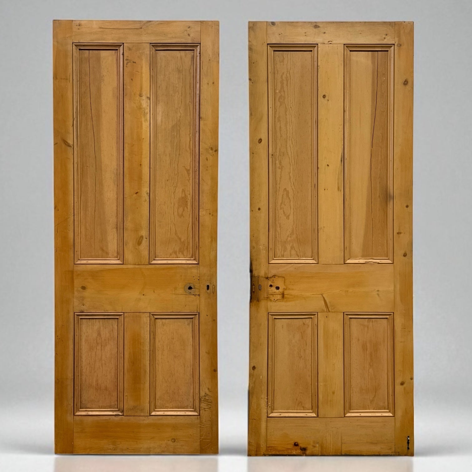 Antique 4 Panel Door 197cm x 75cm | The Architectural Forum