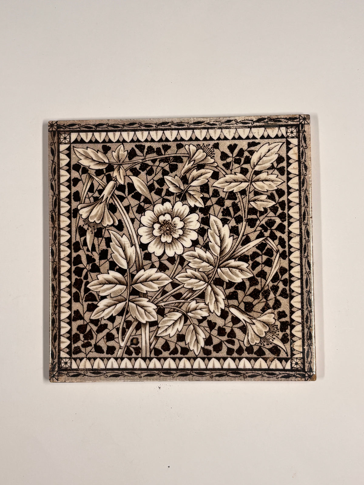 Antique Minton Ceramic Tiles Set of 5 | The Architectural Forum