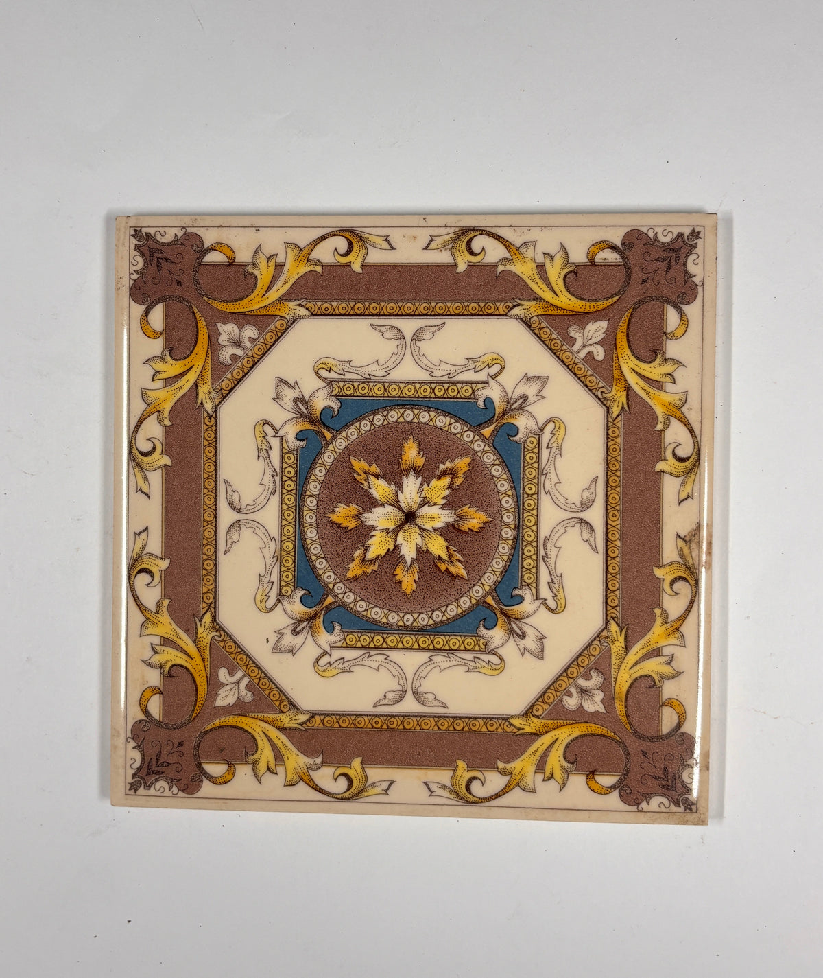 Baroque- style Decorative Tiles Set of 5 | The Architectural Forum