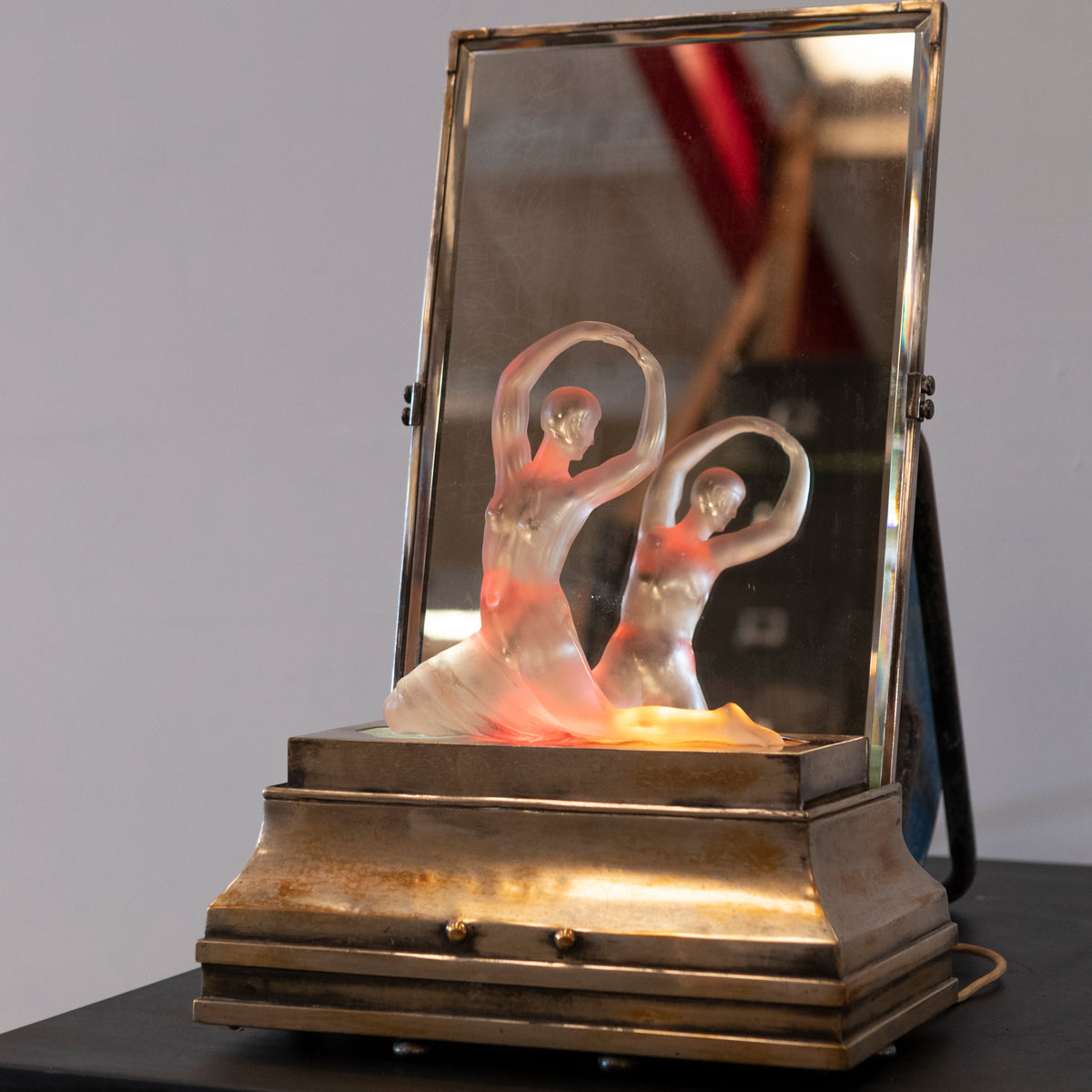 Rare Art Deco Glass Lamp | Ballet Dancer | The Architectural Forum