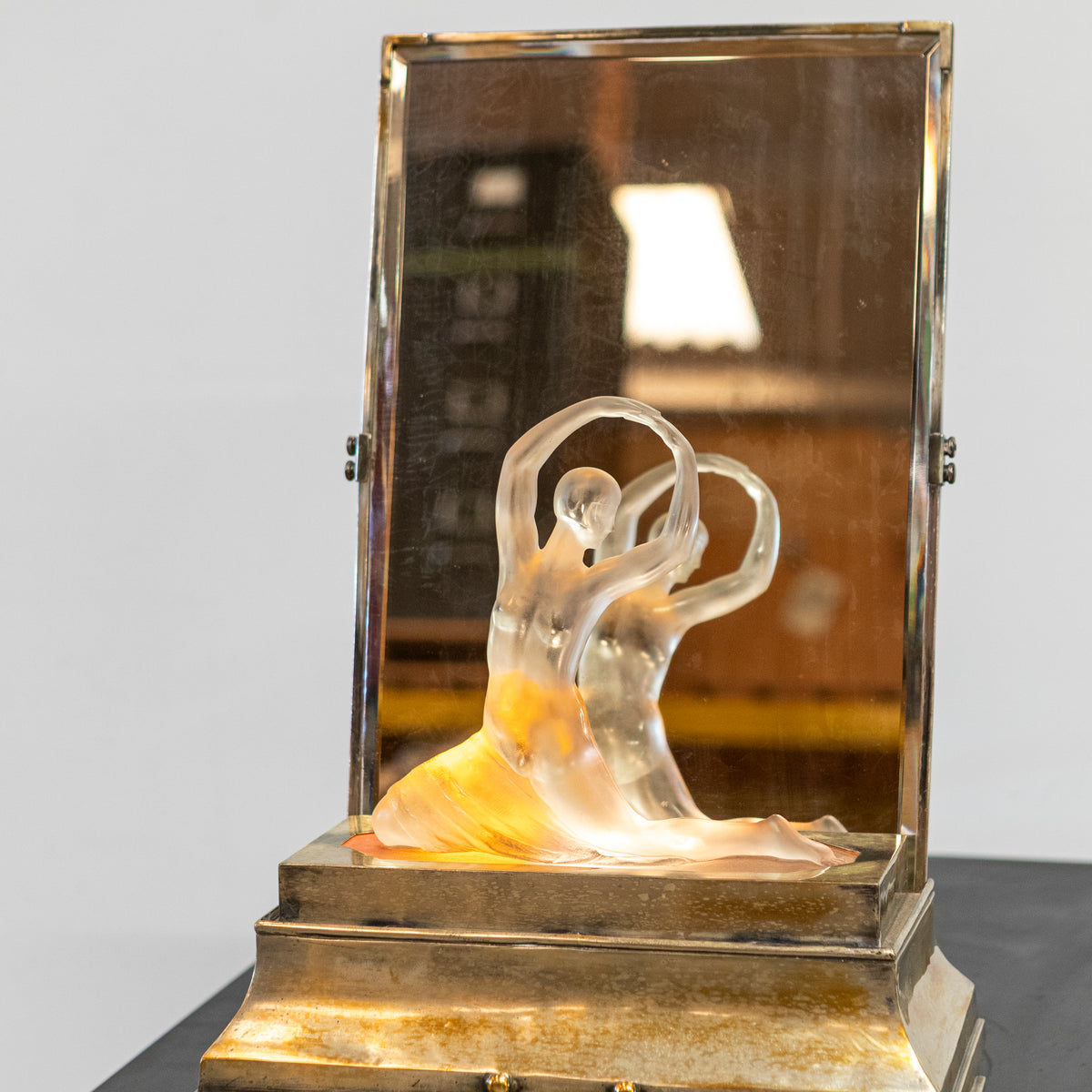 Rare Art Deco Glass Lamp | Ballet Dancer | The Architectural Forum