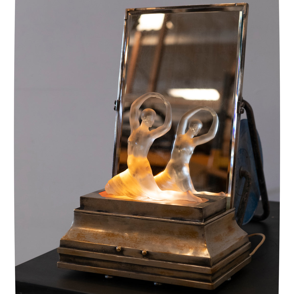 Rare Art Deco Glass Lamp | Ballet Dancer | The Architectural Forum