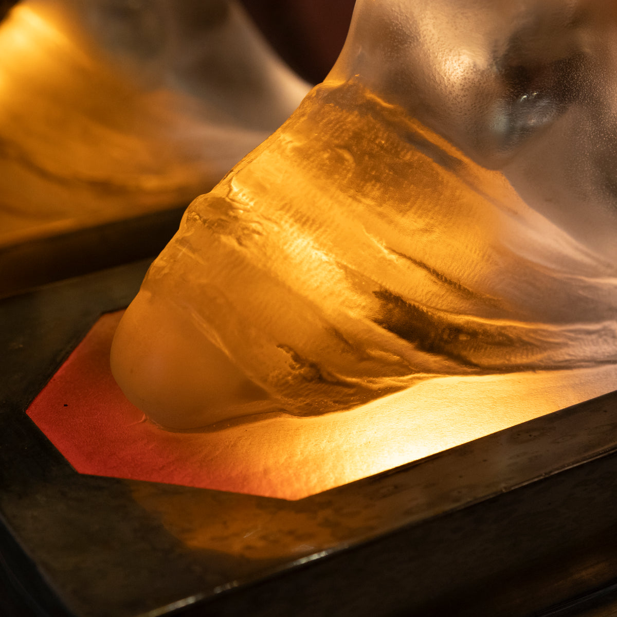 Rare Art Deco Glass Lamp | Ballet Dancer | The Architectural Forum