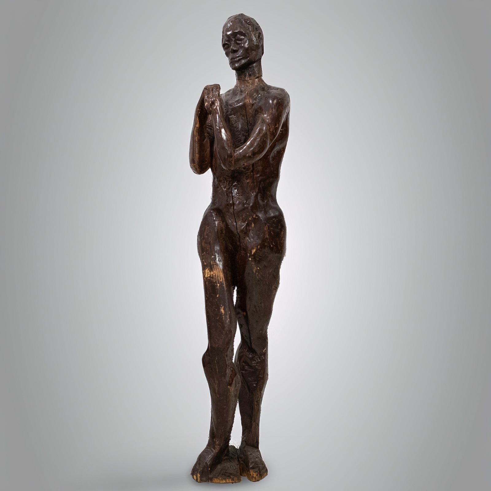 Life-Size Wooden Sculpture | Michael Gagashe Zondi | The Architectural Forum