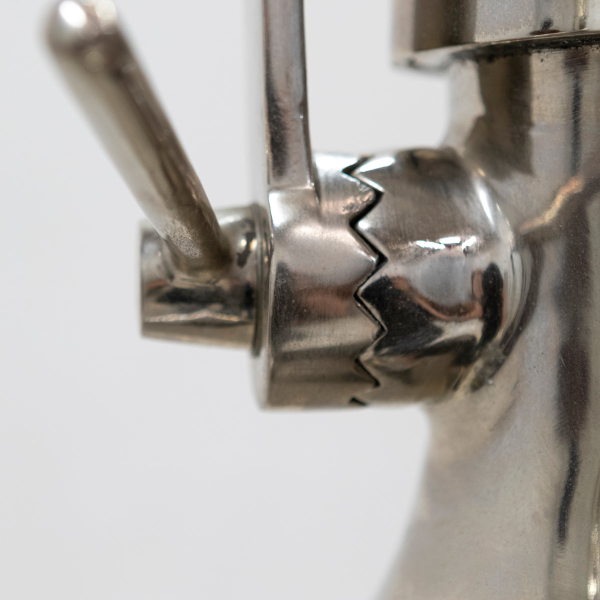 Large Mid-Century Chrome Industrial Pendant Lights | Pair Available | The Architectural Forum