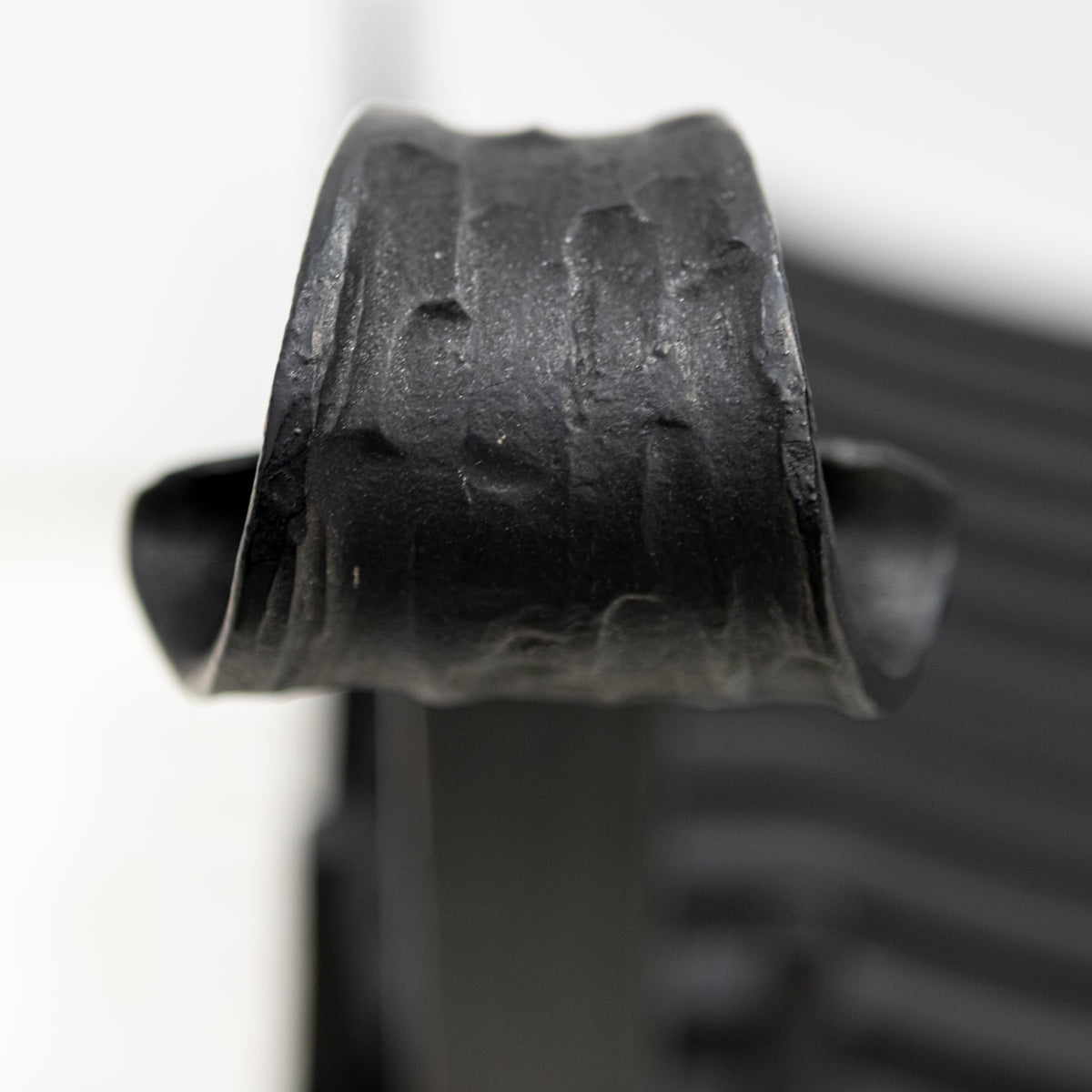 Antique Iron Swans Nest Fire Dogs & Basket Set