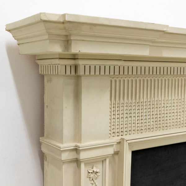 Large Reclaimed Regency Style Wooden Surround with Slate Slips - The ...