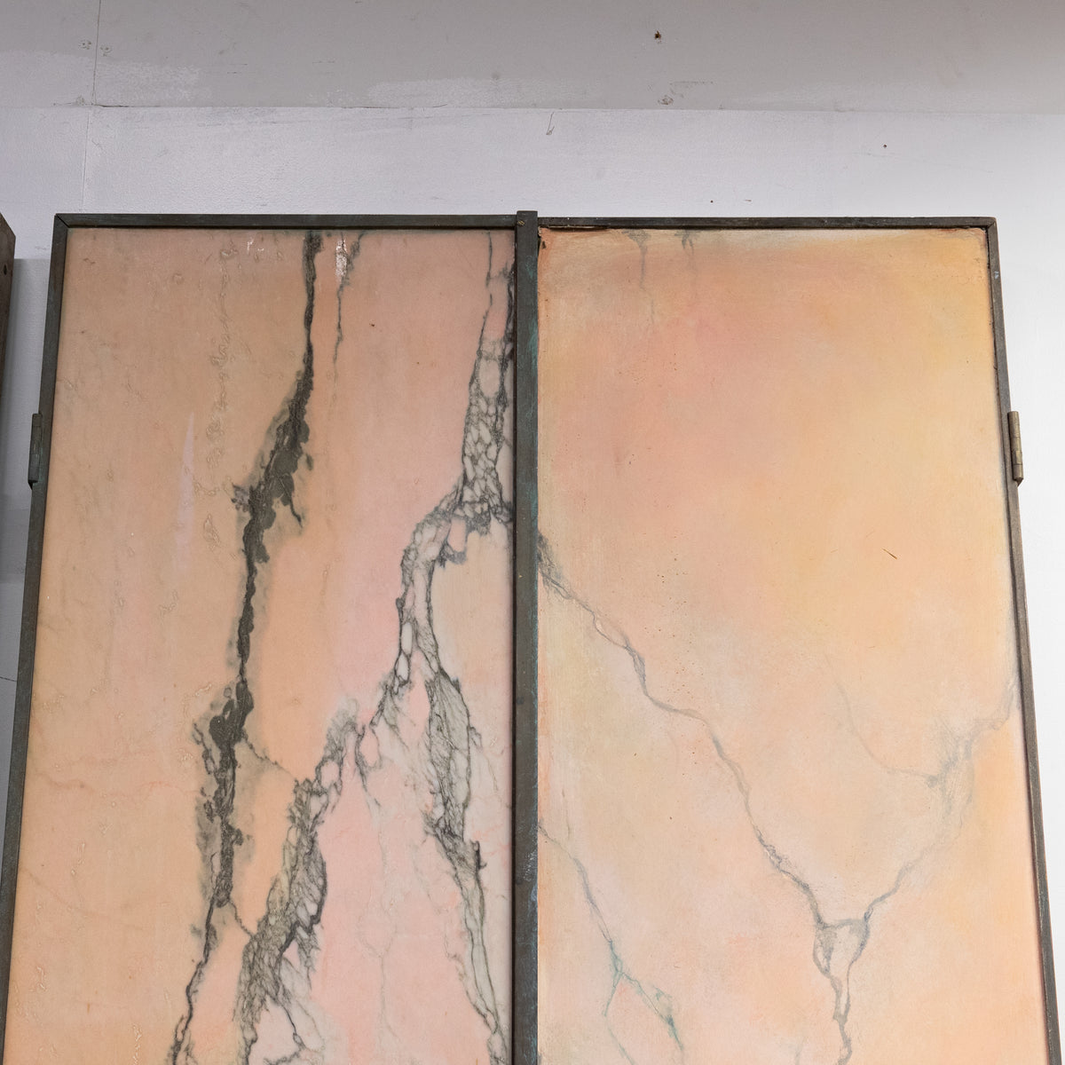 Striking Pink Marble Double Doors | 2 Sets