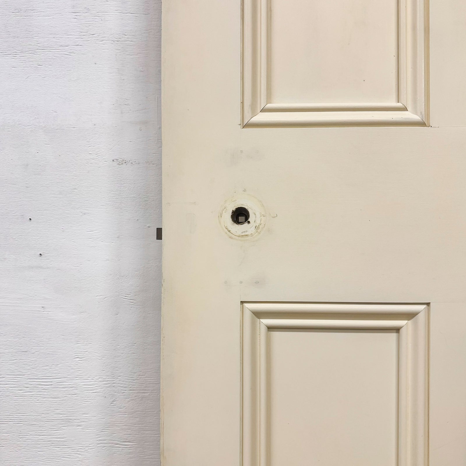 Reclaimed White Tulip Wood 4 Panel Door - 196cm x 77cm | The Architectural Forum