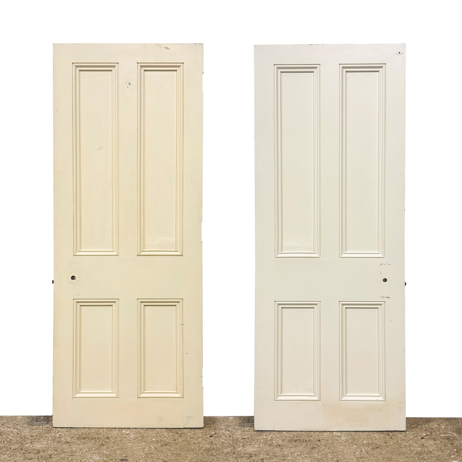 Reclaimed White Tulip Wood 4 Panel Door - 196cm x 77cm | The Architectural Forum