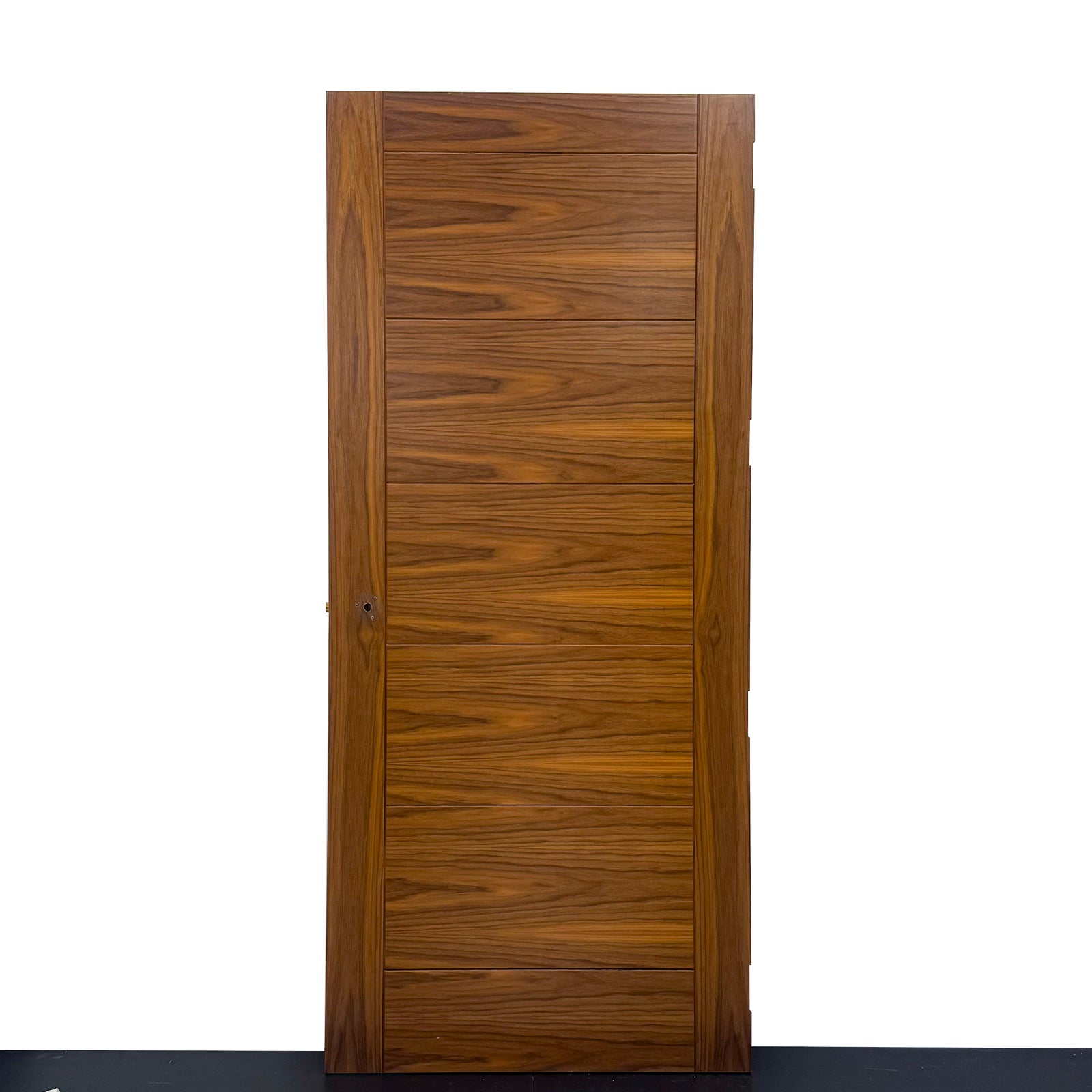 Modern Walnut Veneered Clothworker Fire Door - 210cm x 91.5cm | The Architectural Forum