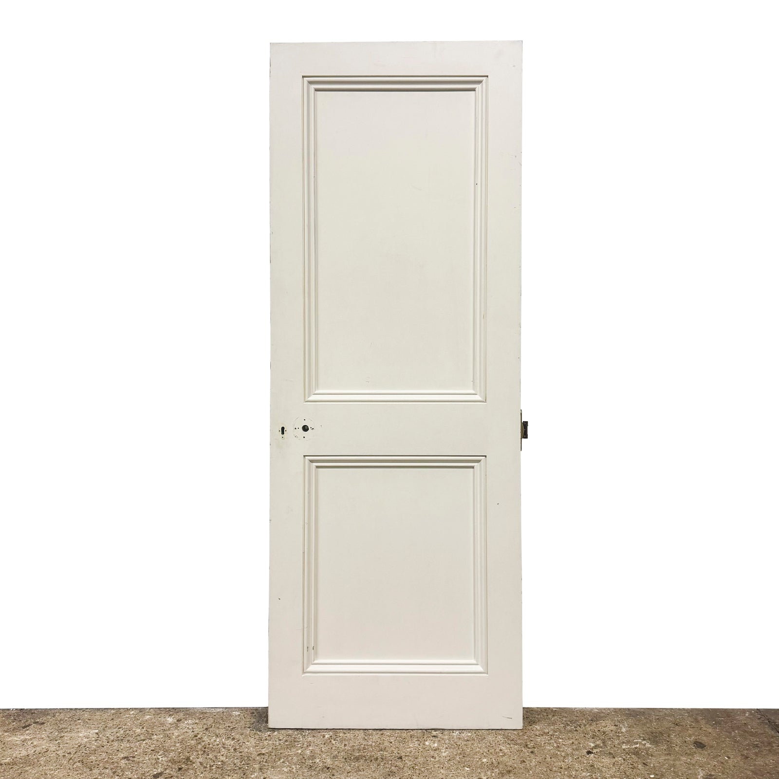 Reclaimed White Tulip Wood 2 Panel Door - 196cm x 72.5cm | The Architectural Forum